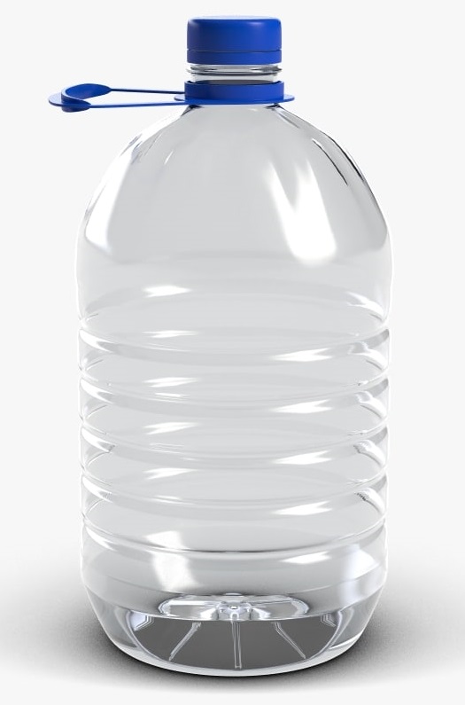 Пластиковые бутылки для воды 5 литров. ПЭТ бутылка 3 литра. Бутылка ПЭТ 5л. Крышка ПЭТ бутылки 3d модель. Бутылка 5 литров.